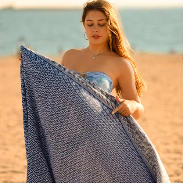 turkish towels on beach