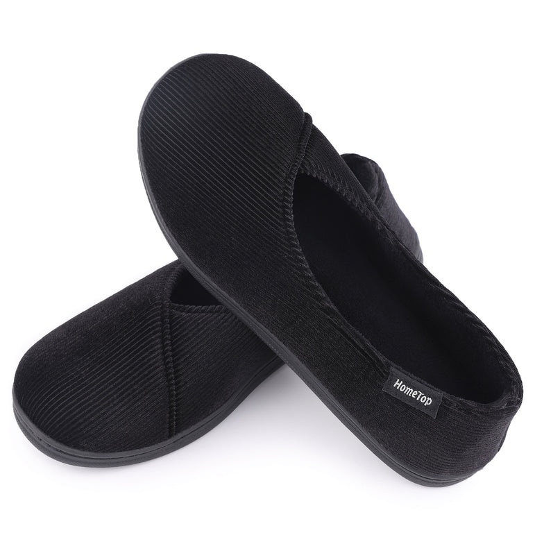 Cozy Corduroy Memory Foam Loafer Slippers