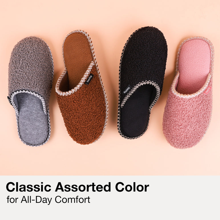 pink memory foam slippers