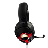 Meters Level-Up 7.1 Surround Sound Wired Gaming Headset (Silver / Red / Carbon)