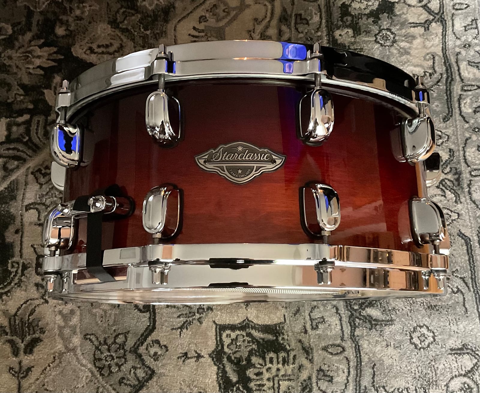The Maple 4x14 Snare Drum Orange Fade LQ | conectadosloja.com.br