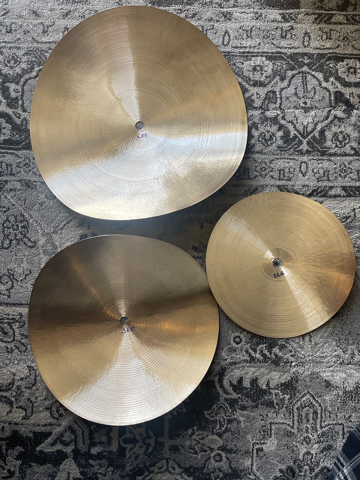 Murat Diril Triple Clap Stack 9/11/13” Effects Cymbals – Mugan