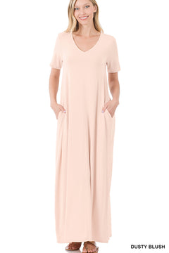 Nikki Short Sleeve Maxi Dress