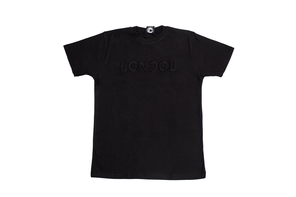 (Black)Embossed LonCol T-shirt – LonCol Clothing