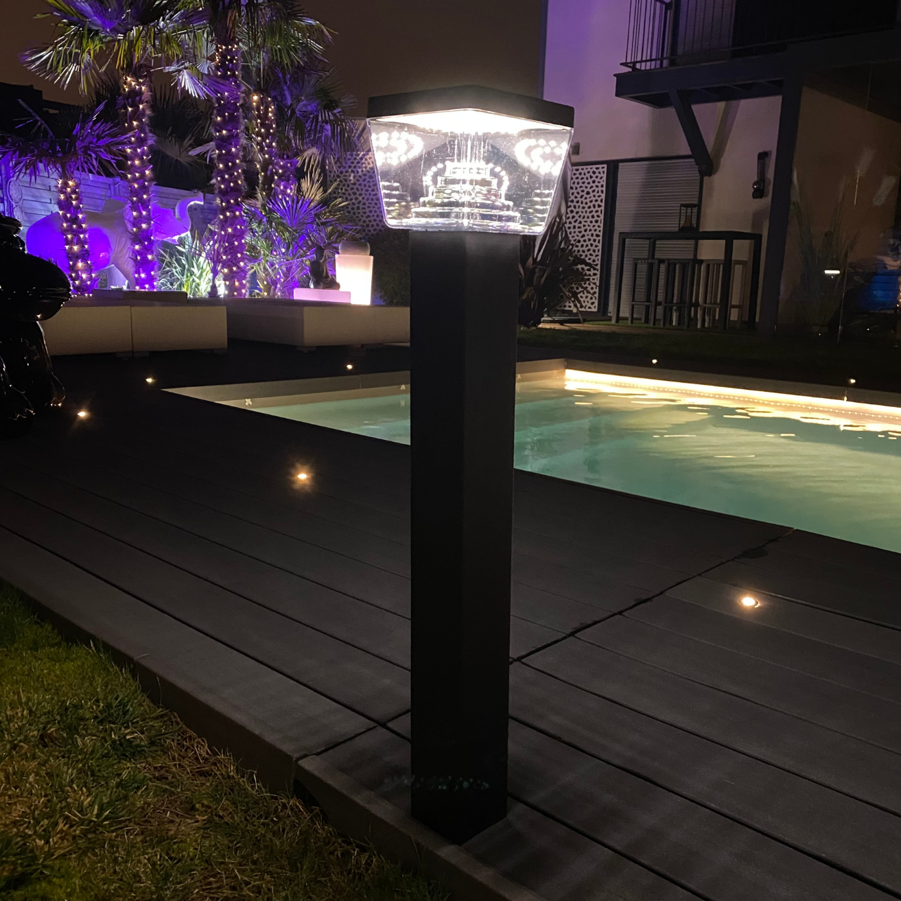 Eclairage de jardin : Salon extérieur, Luminaire Transat