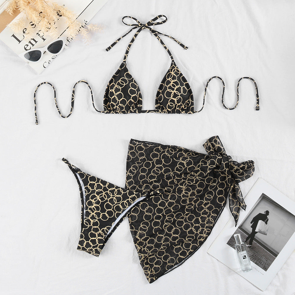 Multi-color Printed Sexy Bikini