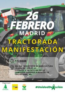 tractorada madrid 26 febrero