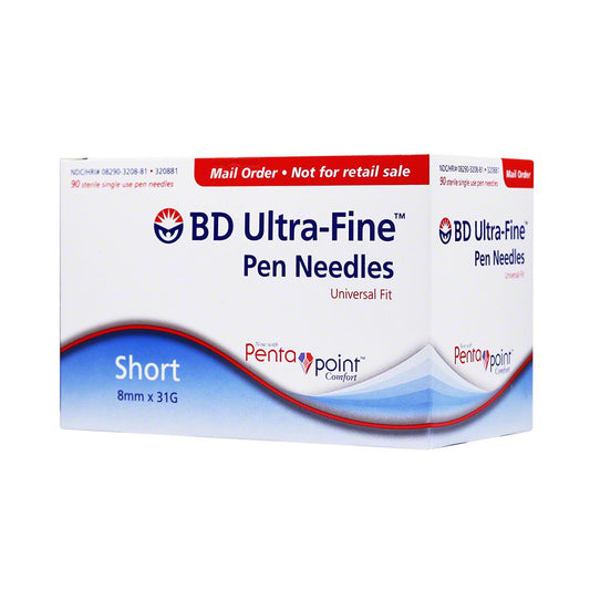 BD Nano Ultra-Fine Pen Needles - 32G 4mm 90/BX - Pack of 4