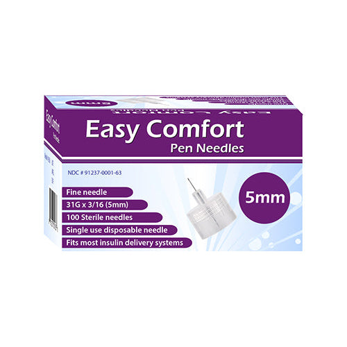  Clever Choice Comfort EZ Insulin Pen Needles 31G 8mm 3