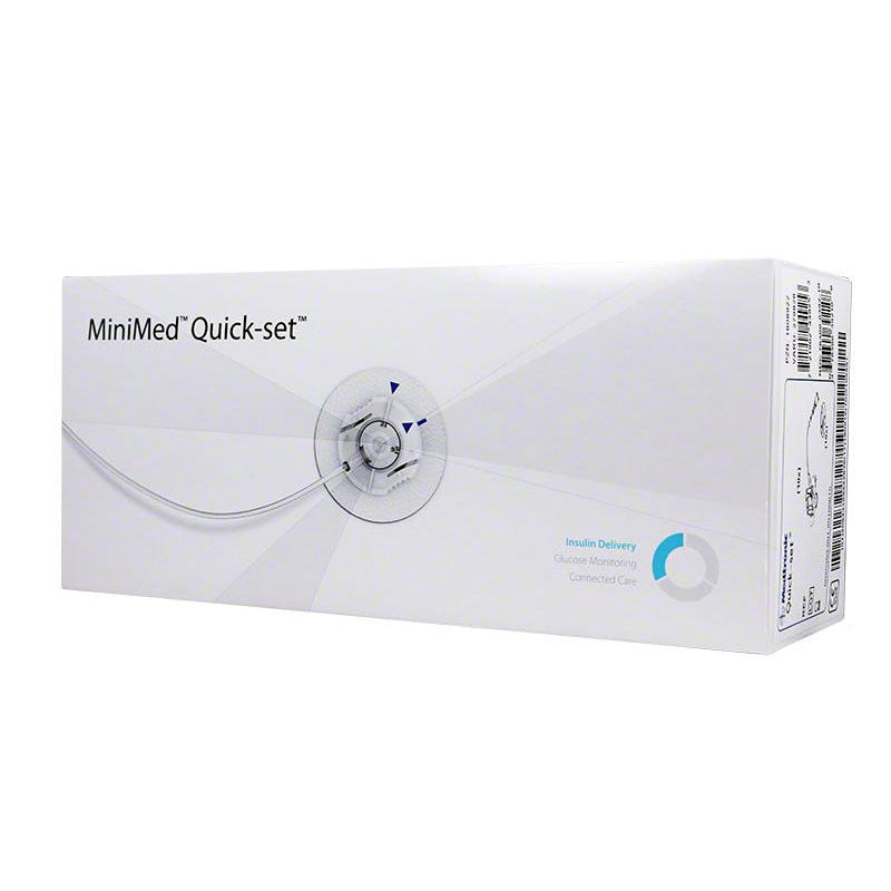 MiniMed Quick-Set Paradigm Infusion Set - 9mm Cannula/ 80cm Tubing/ pack of 10 - MMT386