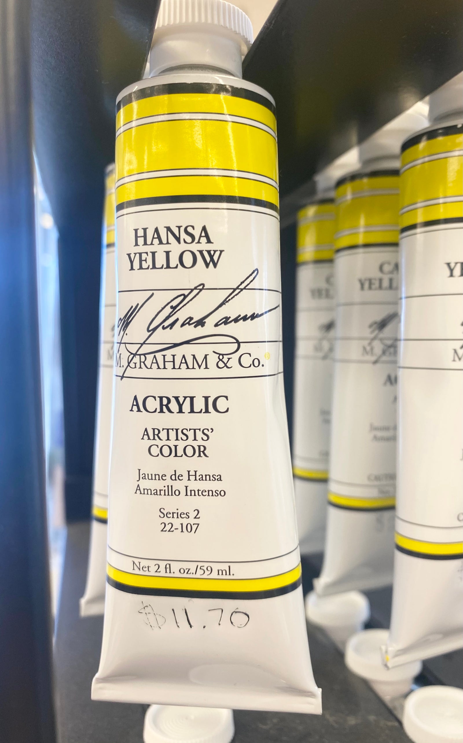 M. Graham : Artists' Watercolor Paint : 15ml : Hansa Yellow