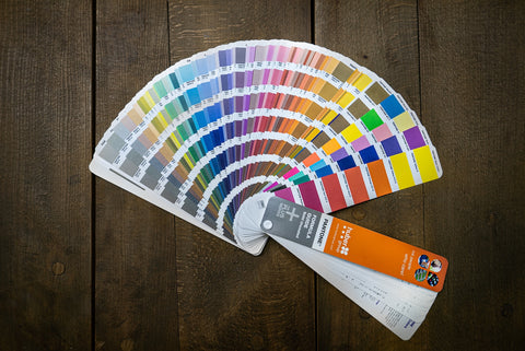 Pantone colour chart