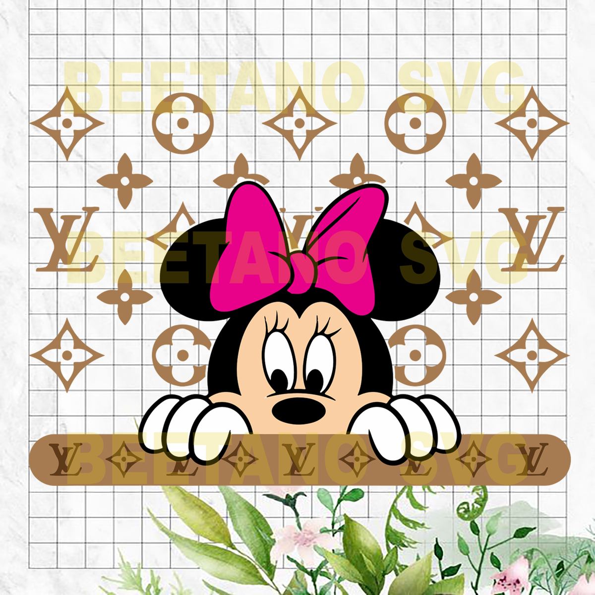 Minnie Louis Vuiton Svg, Minnie Louis Vuiton Cutting Files ...