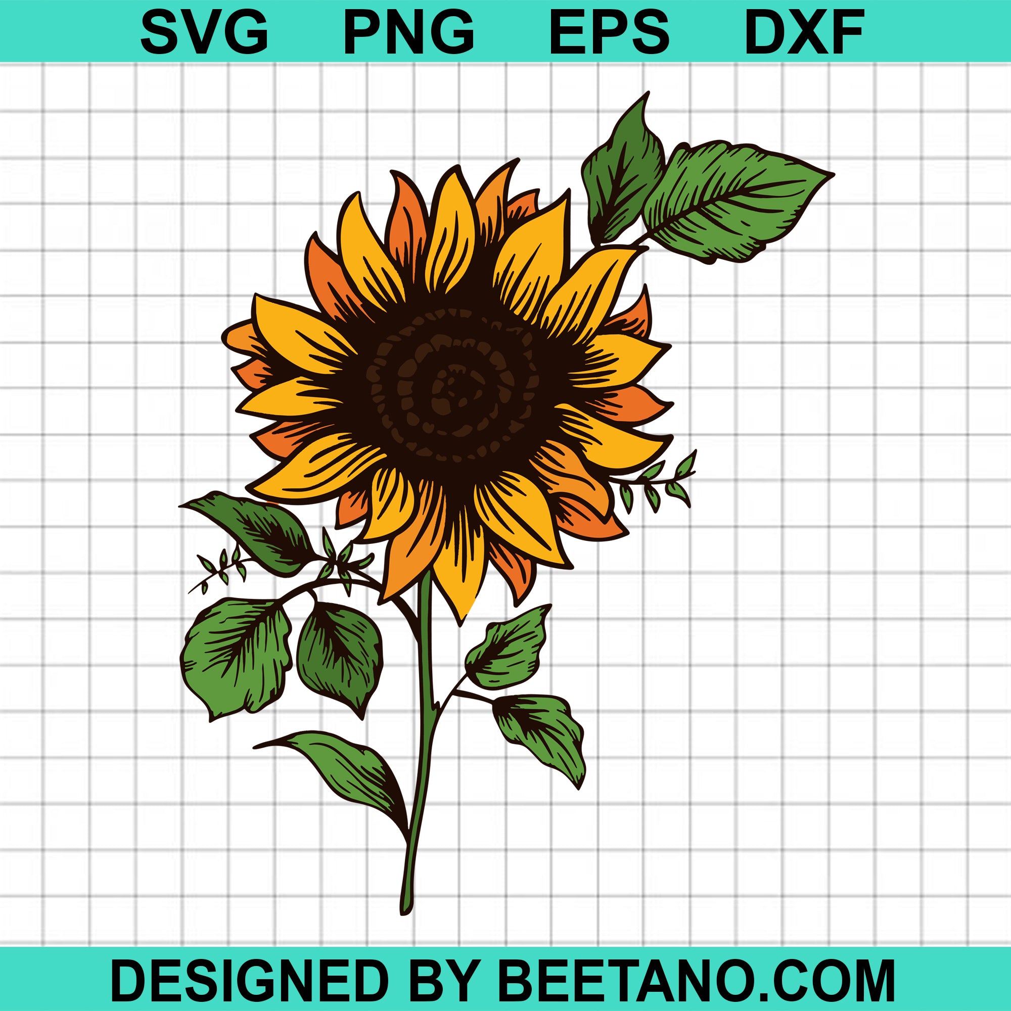 Download Sunflower Svg Sunflower High Quality Svg Cut Files For Cricut Handmad Beetanosvg Scalable Vector Graphics