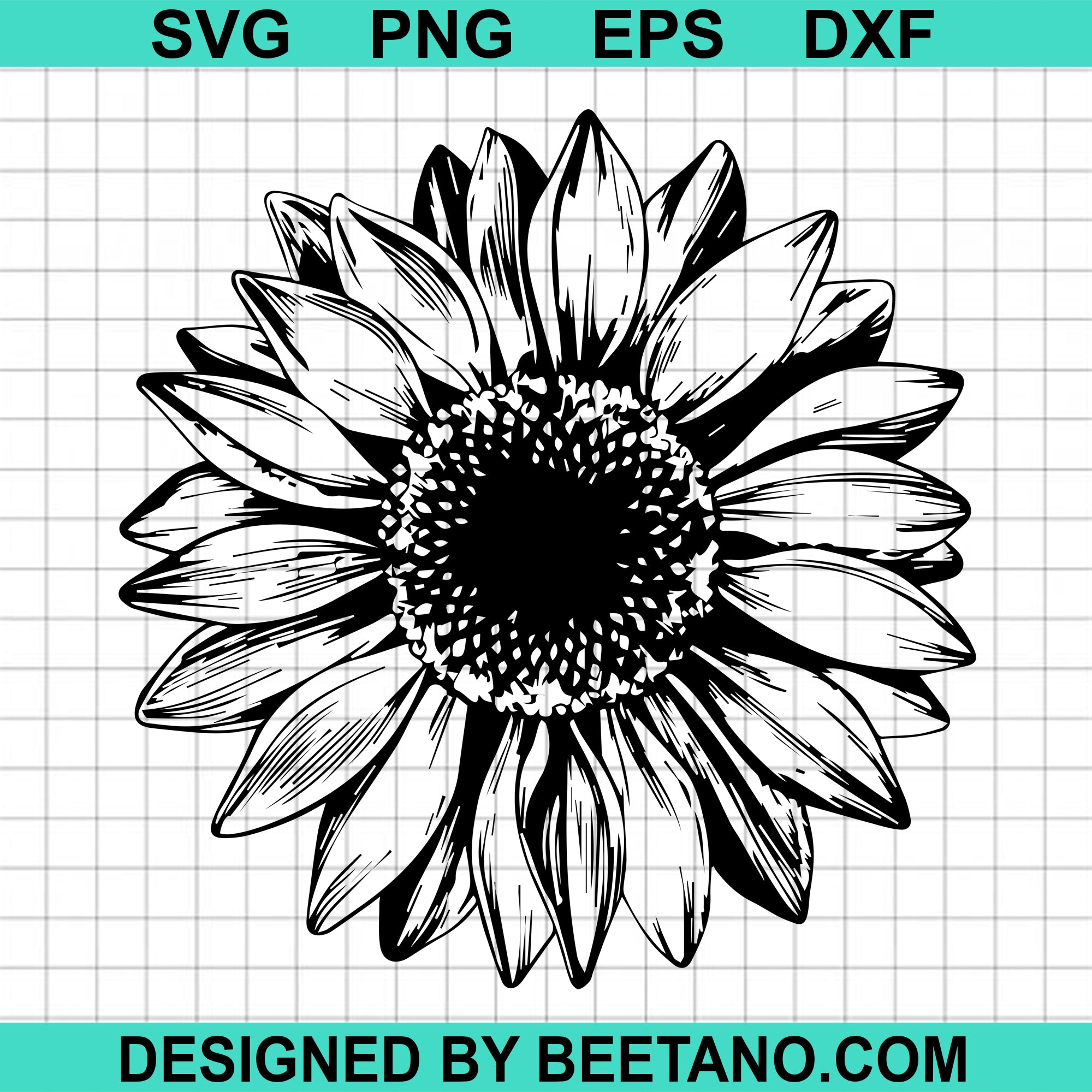 Download Sunflower Svg Cut Files Sunflower Svg For Cricut To Make Handmade Pro Beetanosvg Scalable Vector Graphics