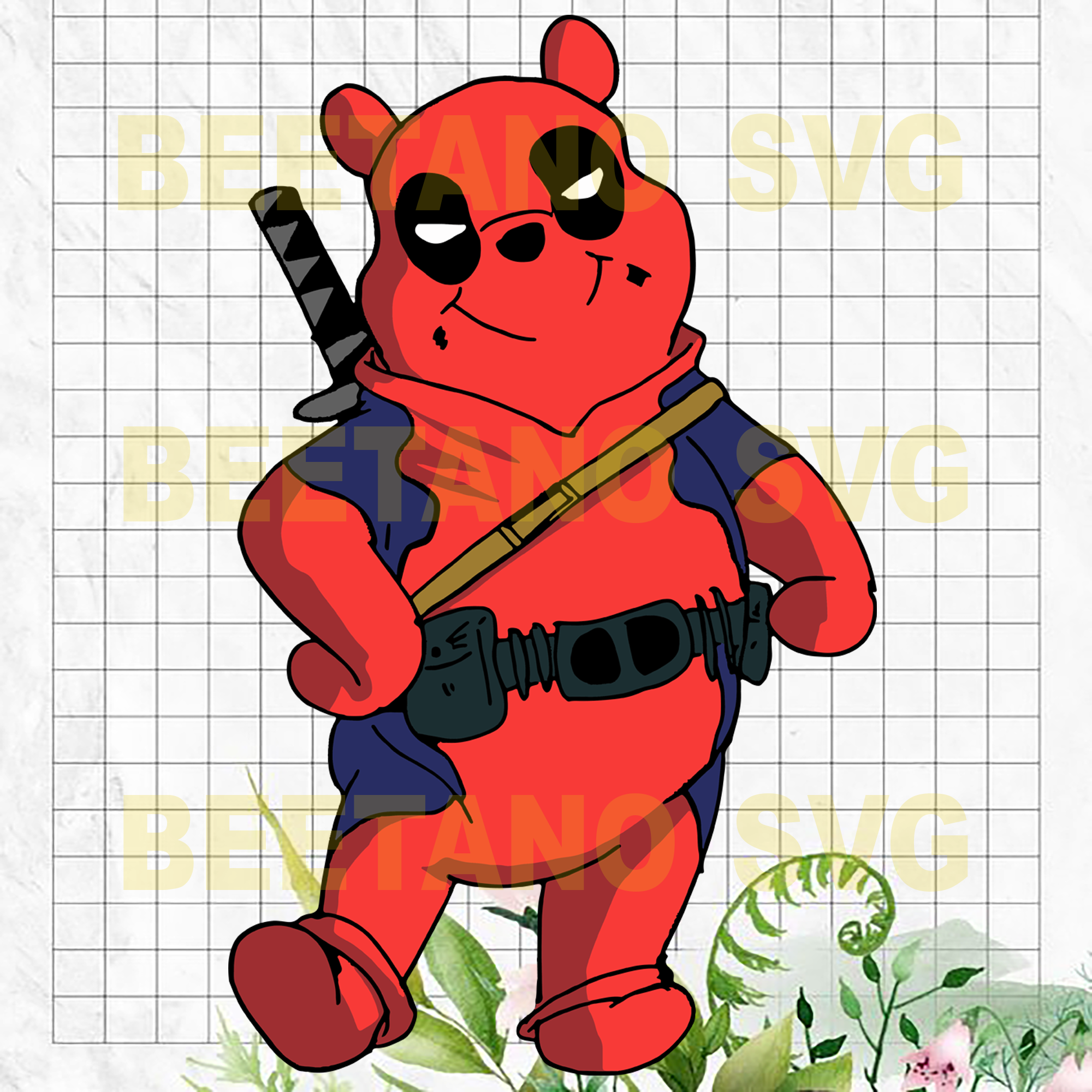 Winnie Pooh Svg Winnie Pooh Cutting Files For Cricut Svg Dxf Eps Beetanosvg Scalable Vector Graphics