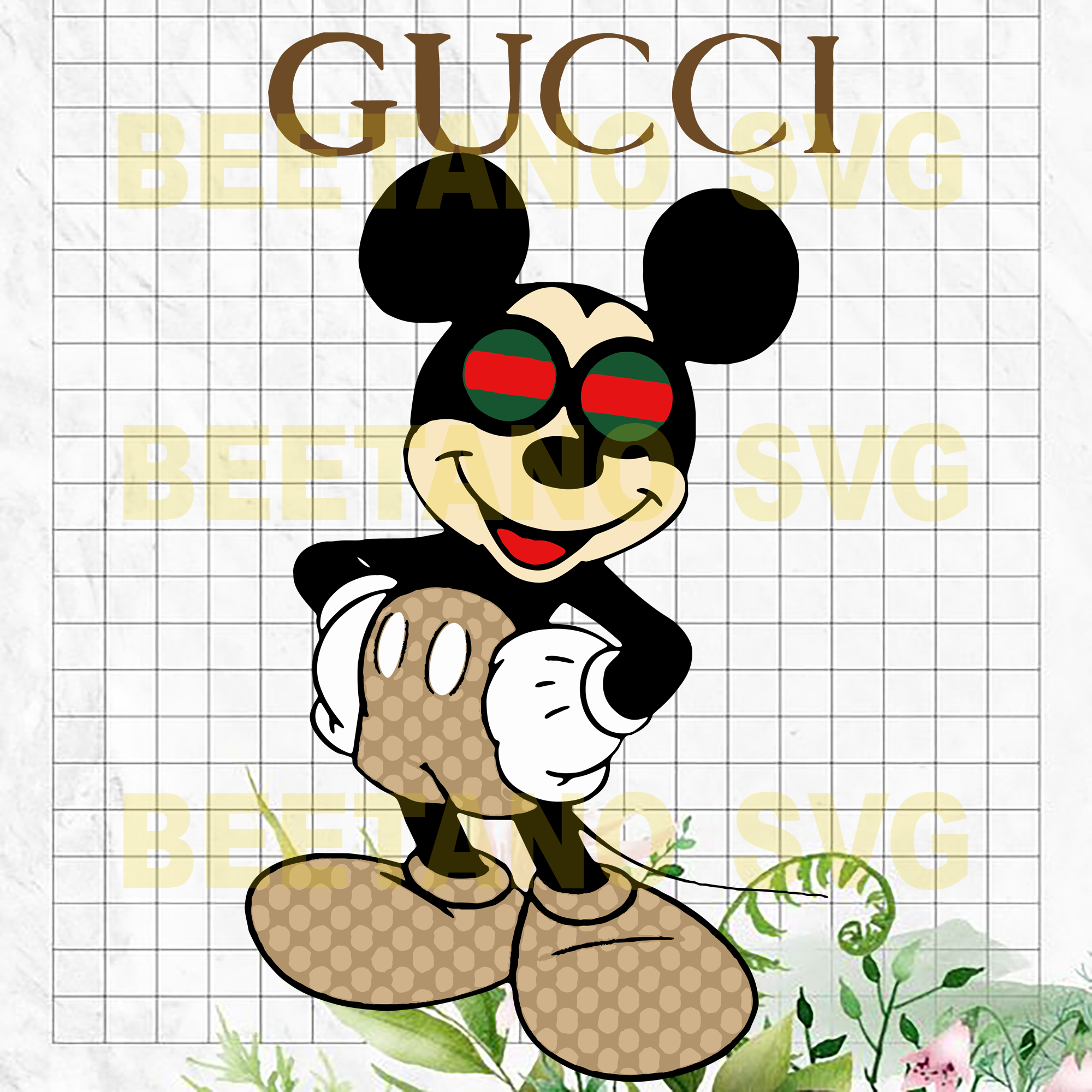 Mickey Mouse Gucci SVG: A Timeless Symbol of Fashion and Whimsy