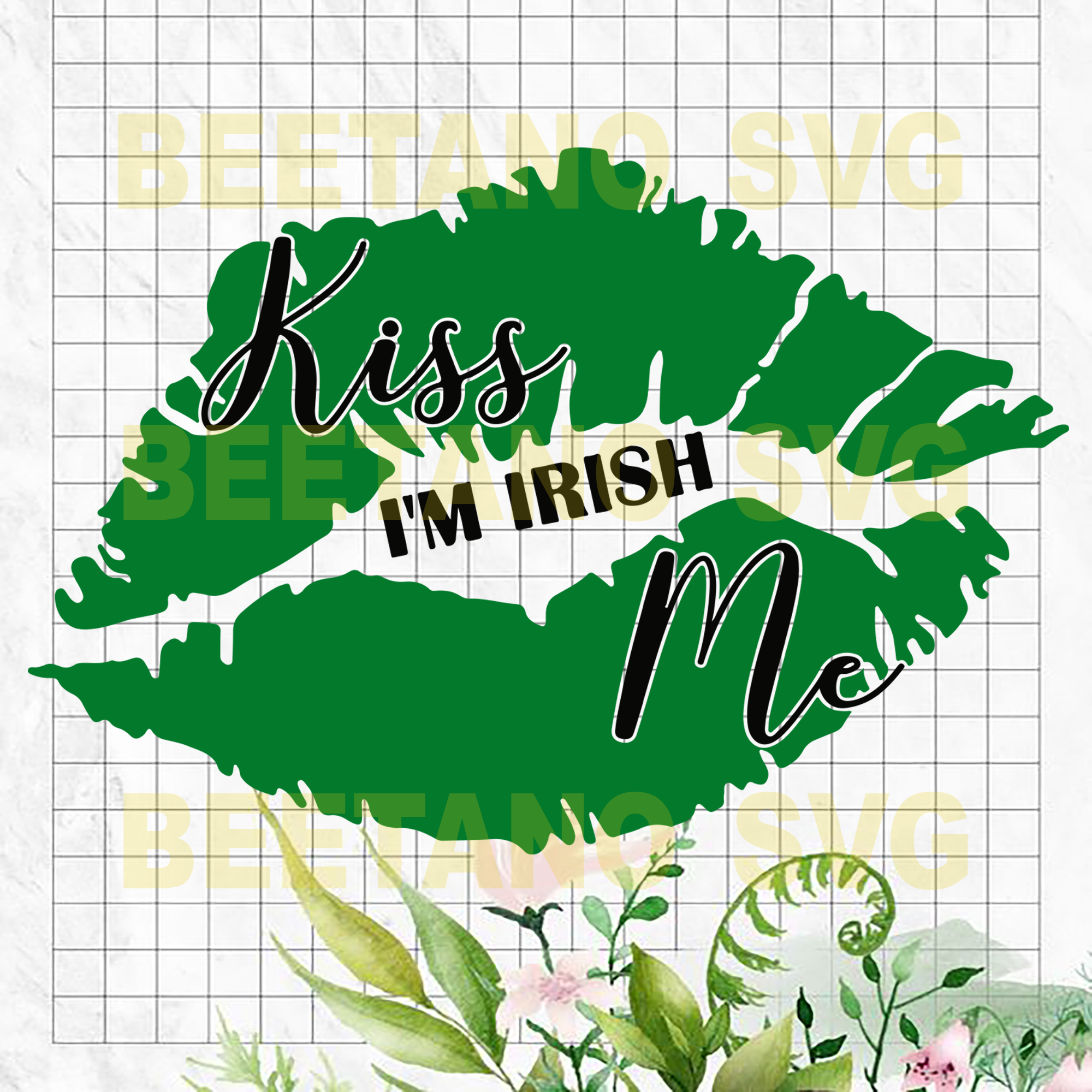 Download Kiss Me I M Irish Svg Svg Files For Cricut Svg Dxf Eps Png Instan Beetanosvg Scalable Vector Graphics