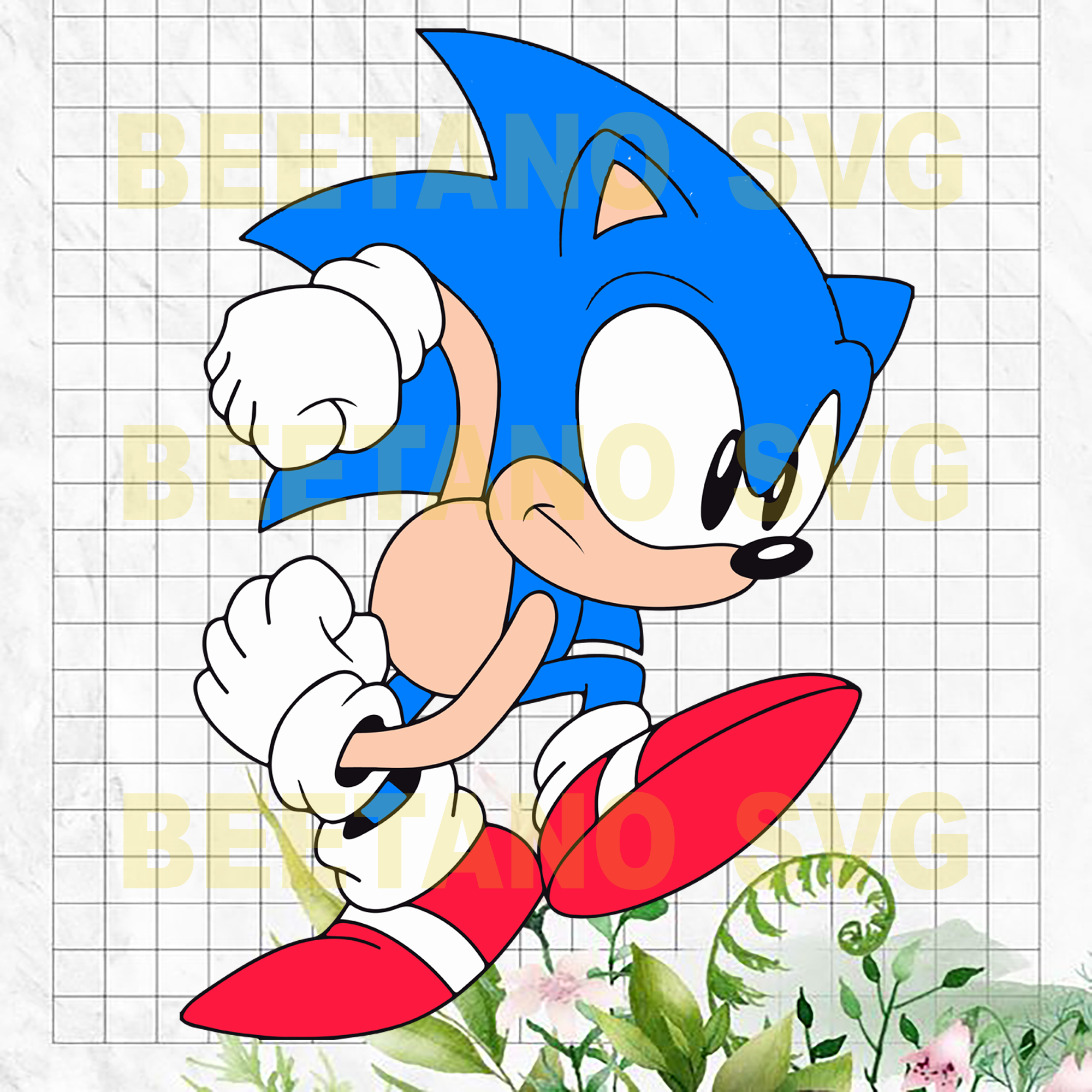 Download Sonic Svg Sonic Vector Cutting Files For Cricut Svg Dxf Eps Png I Beetanosvg Scalable Vector Graphics