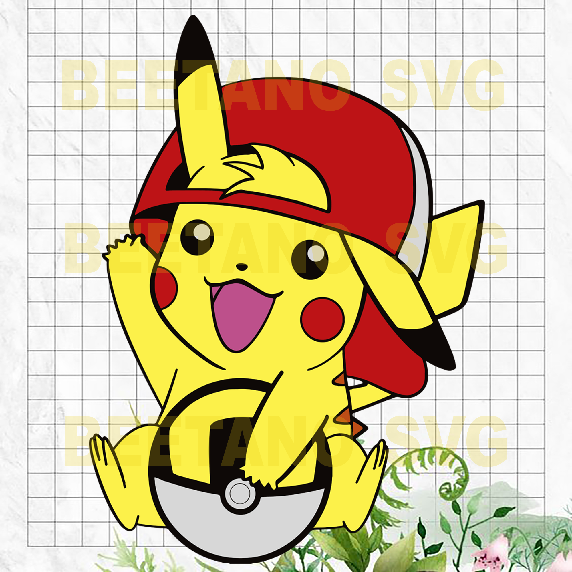 Download Pikachu Svg, Pokemon Svg Files, Pikachu Cutting Files For Cricut, SVG, - BeetanoSVG Scalable ...