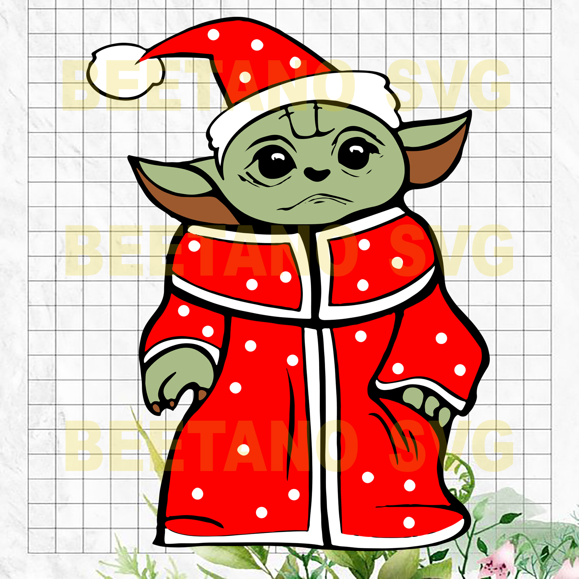 Baby Yoda Santa Svg Files High Quality Svg Cut Files Best For Unique Craft Beetanosvg Scalable Vector Graphics