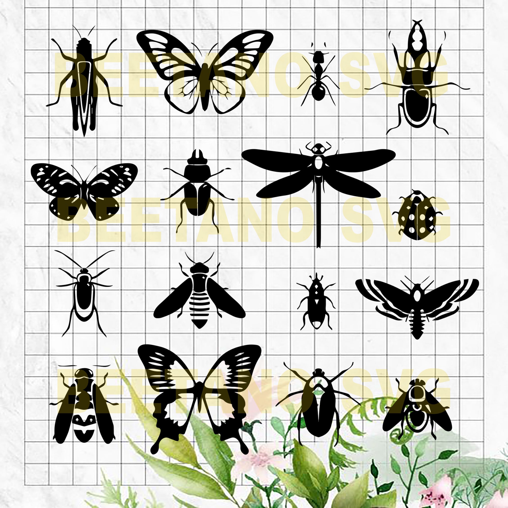 Download Insect Bundle Svg Files, Insect Svg, Insect Files For Cricut, Insect C - BeetanoSVG Scalable ...