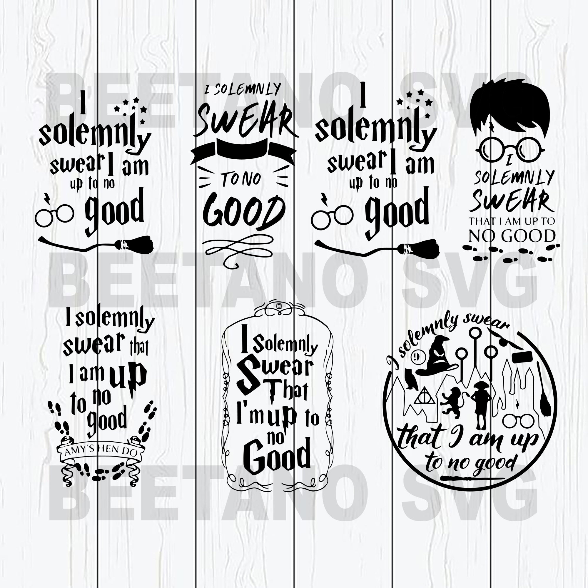 Download Harry Potter Bundle Cutting Files For Cricut, SVG, DXF ...