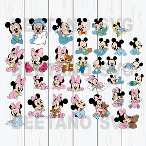 Baby Mickey Mouse Bundle High Quality Svg Cut Files Best For Unique Craft