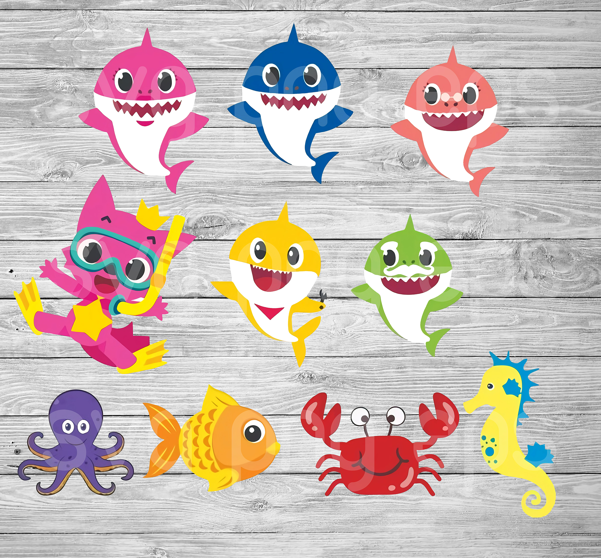 Download Baby Shark Family High Quality Svg Cut Files Best For Unique Craft