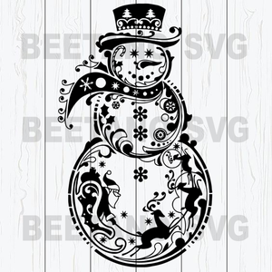 Download Mandala Snowman Svg Files Cutting Files For Cricut Svg Dxf Eps Pn Beetanosvg Scalable Vector Graphics