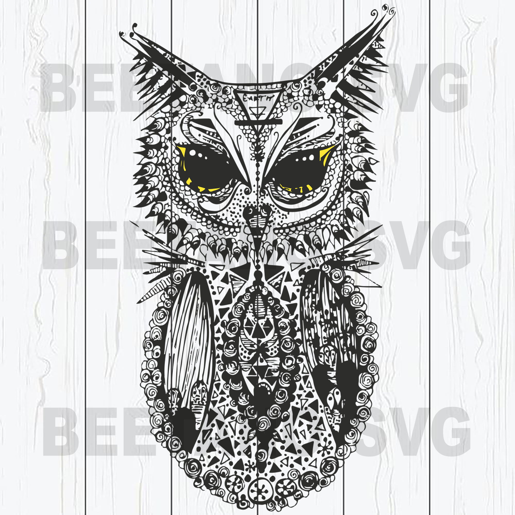 Download Mandala Owl Svg, Mandala Owl Cutting Files For Cricut, SVG ...