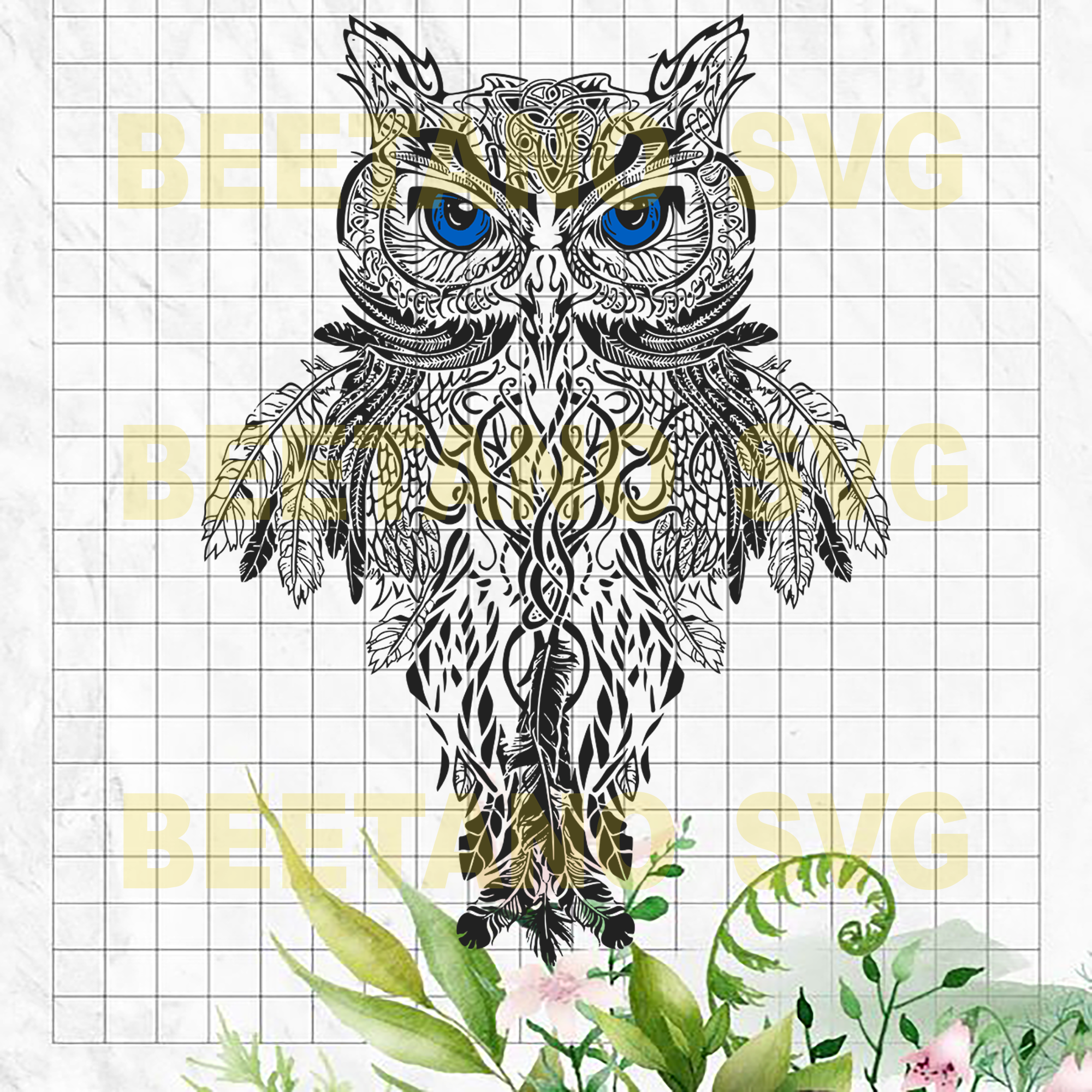 Download Mandala Owl Svg Files Mandala Owl Cutting Files For Cricut Svg Dxf Beetanosvg Scalable Vector Graphics PSD Mockup Templates