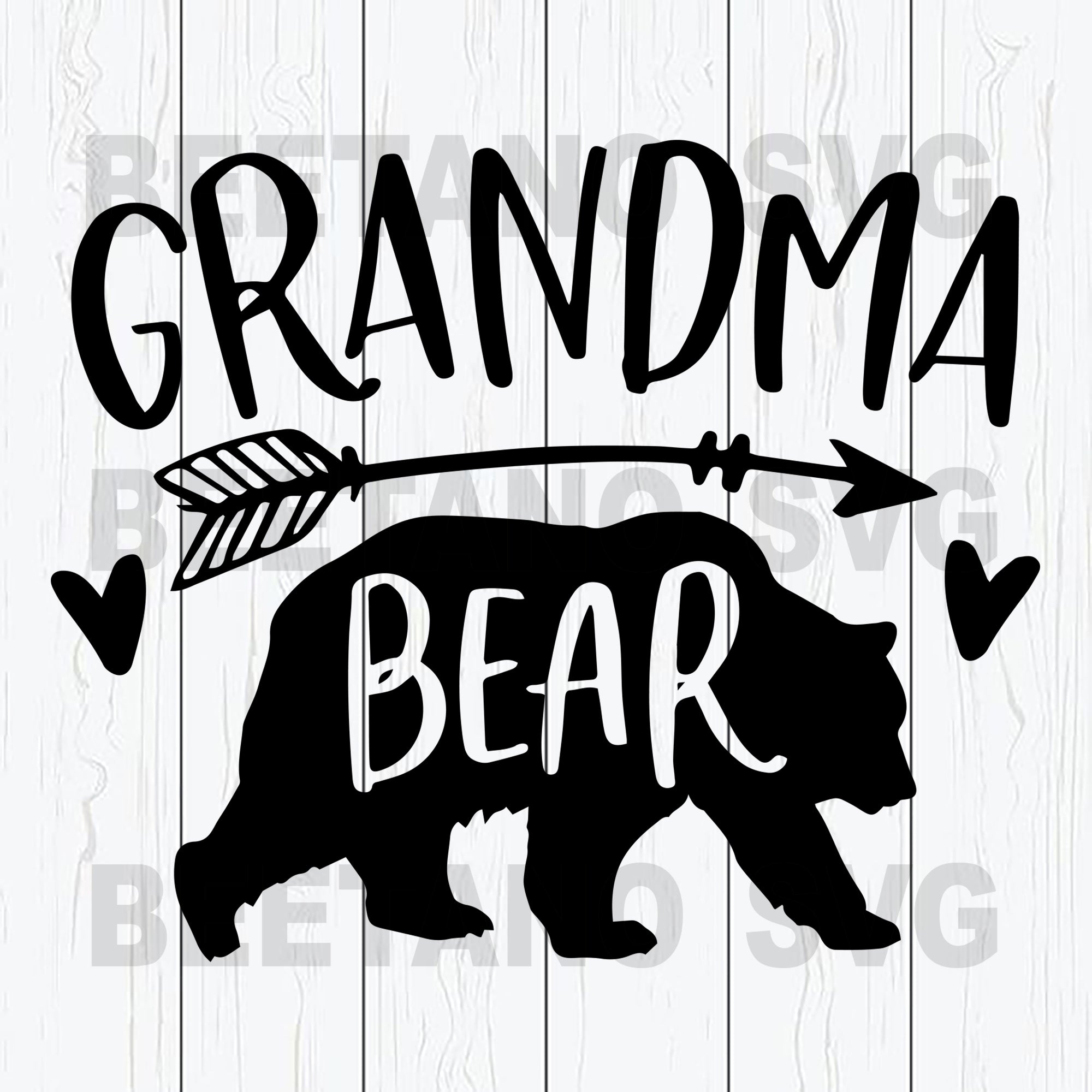 Download Grandma Bear High Quality SVG Cut Files best For unique ...