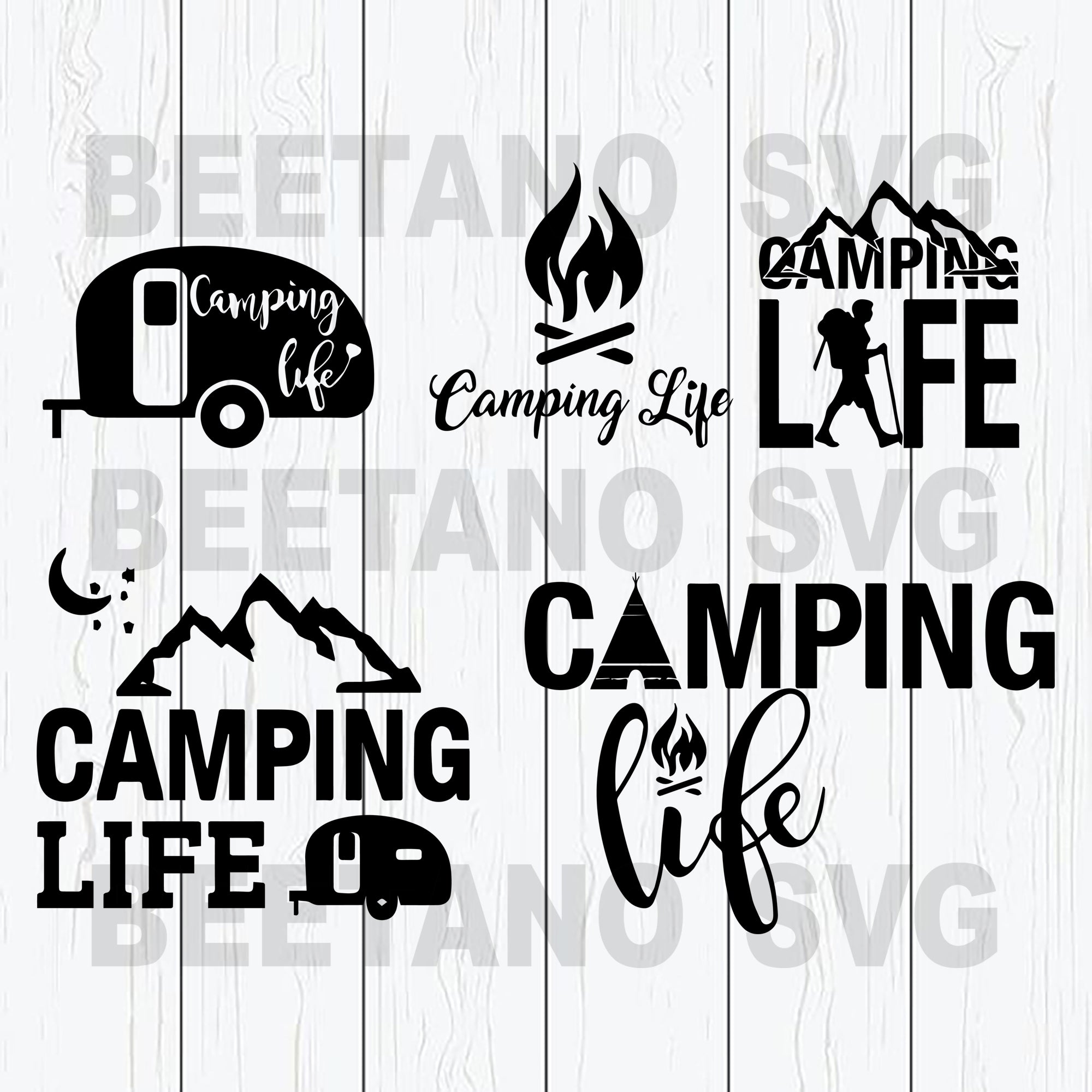 Camping Life High Quality Svg Cut Files Best For Unique Craft