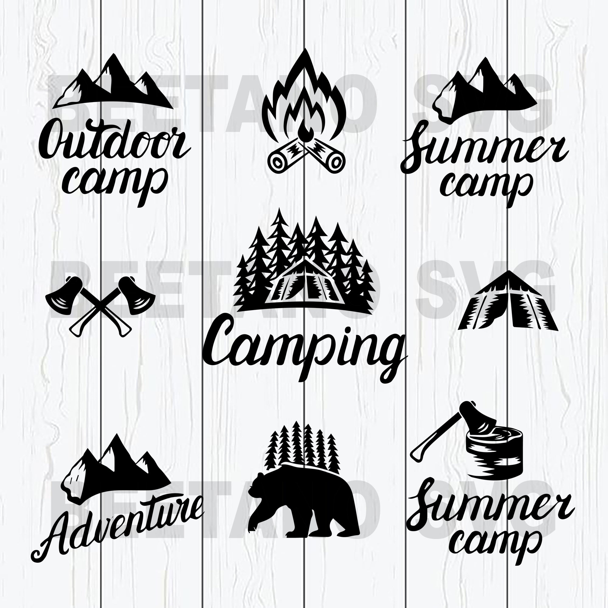 Download Summer Camping Life Svg Bundle Camping Svg Camp Life Svg File Outdo