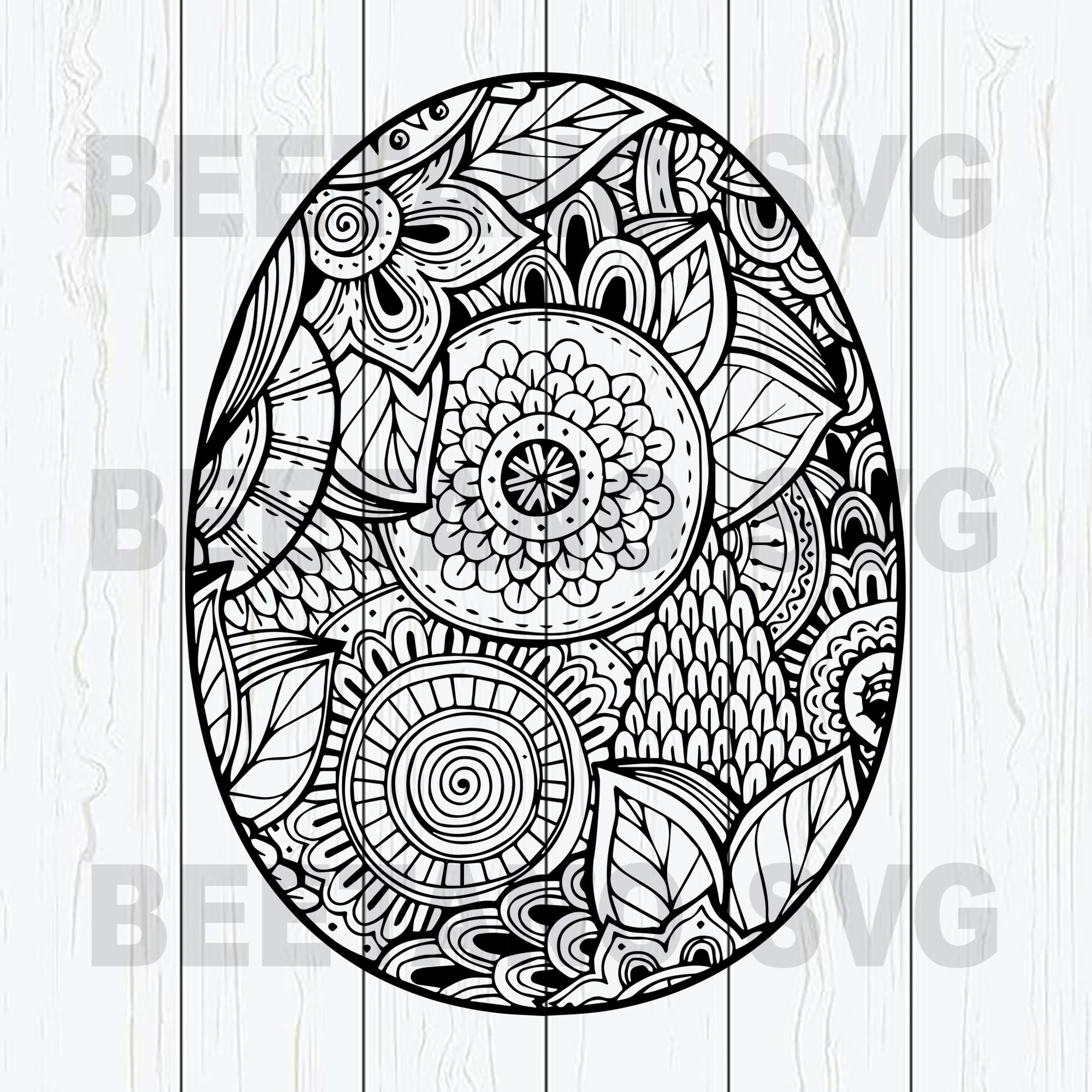 Download Mandala Easter Egg Svg Mandala Egg Svg Easter Egg Svg Files Happy E Beetanosvg Scalable Vector Graphics