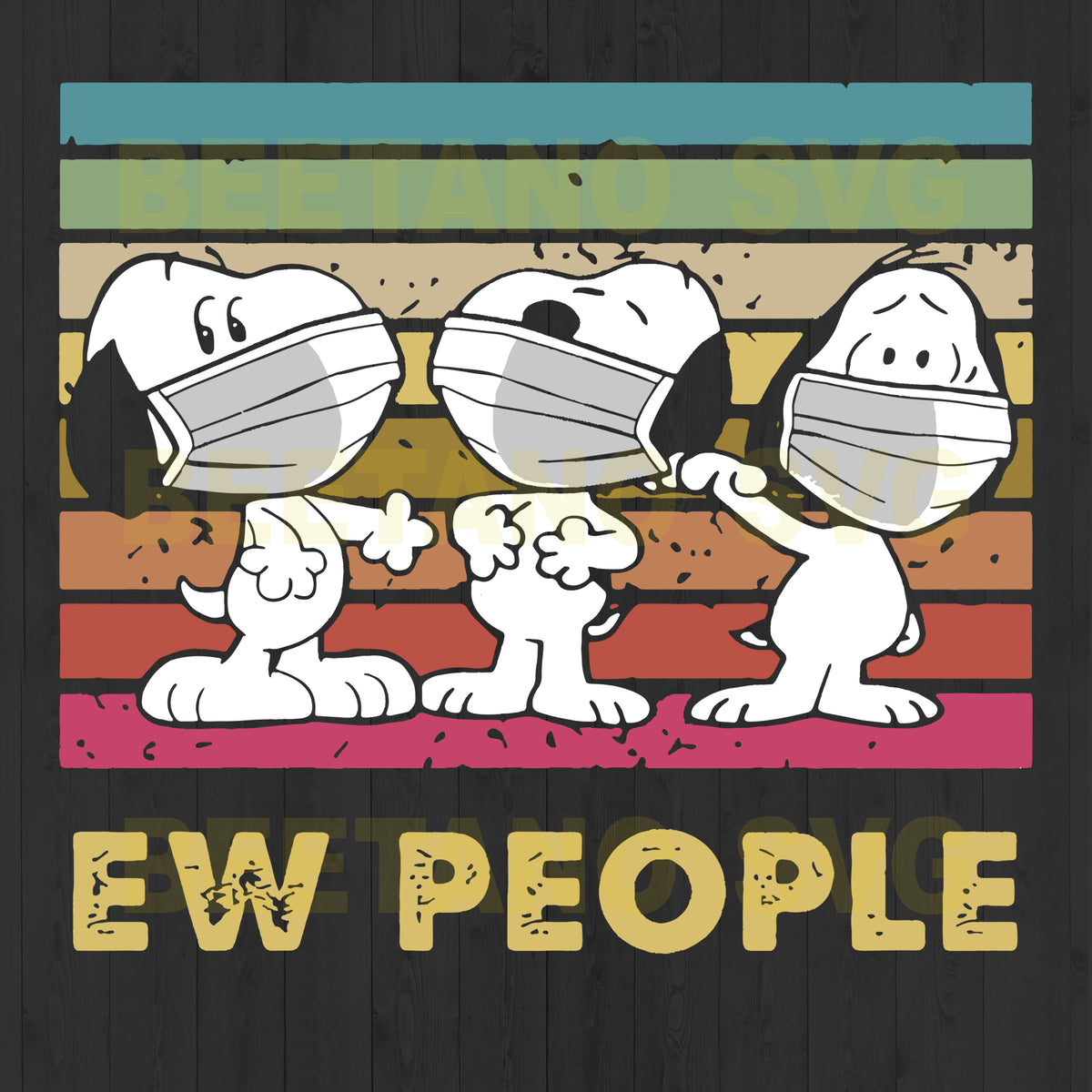 Download Ew People Snoopy Wear Facemask High Quality SVG Cut Files ...