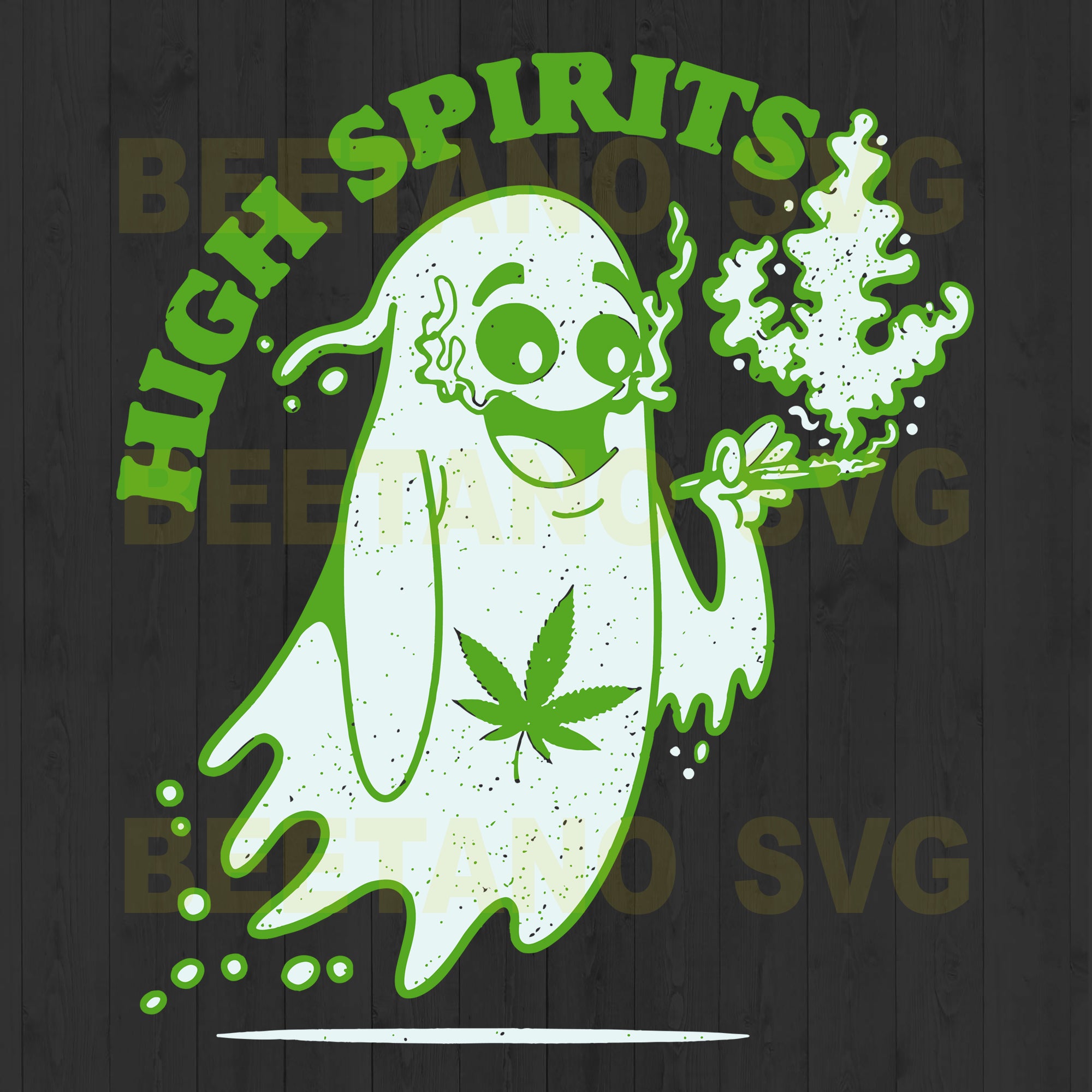 Download High Spirits Boo Smoke Weed High Quality Svg Cut Files Best For Unique Craft
