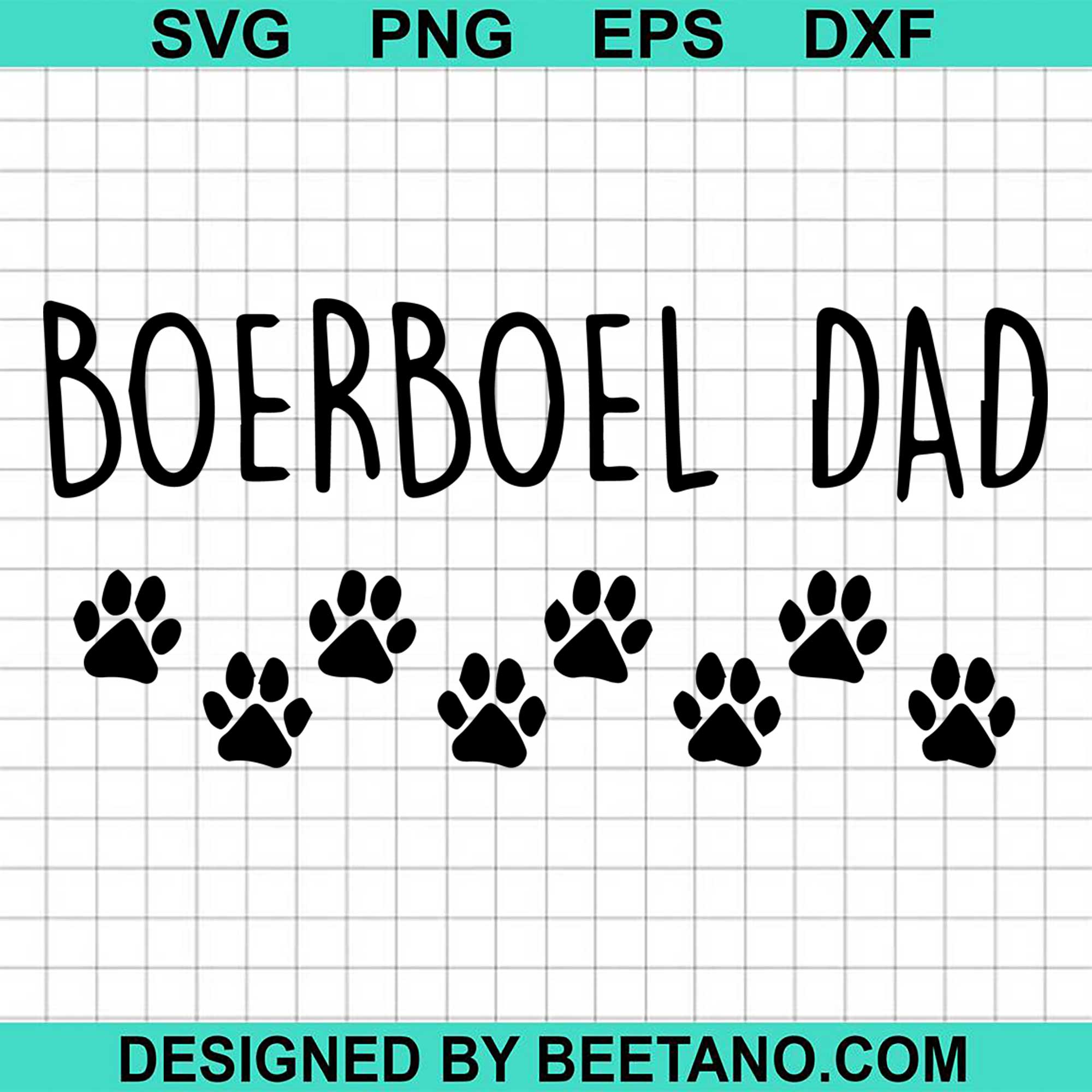 Download Boerboel Dad Svg Cut File For Cricut Silhouette Machine Make Craft Han Beetanosvg Scalable Vector Graphics