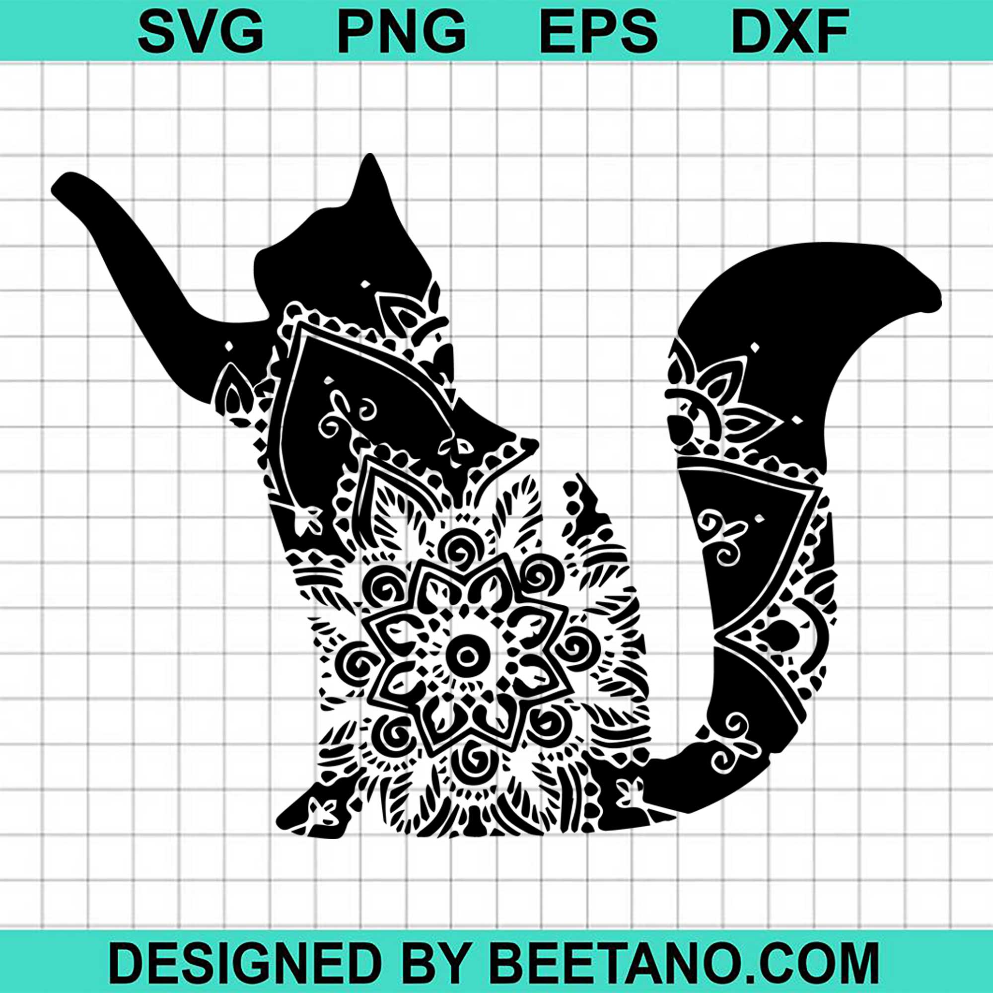 Free Free Mandala Cat Svg 165 SVG PNG EPS DXF File