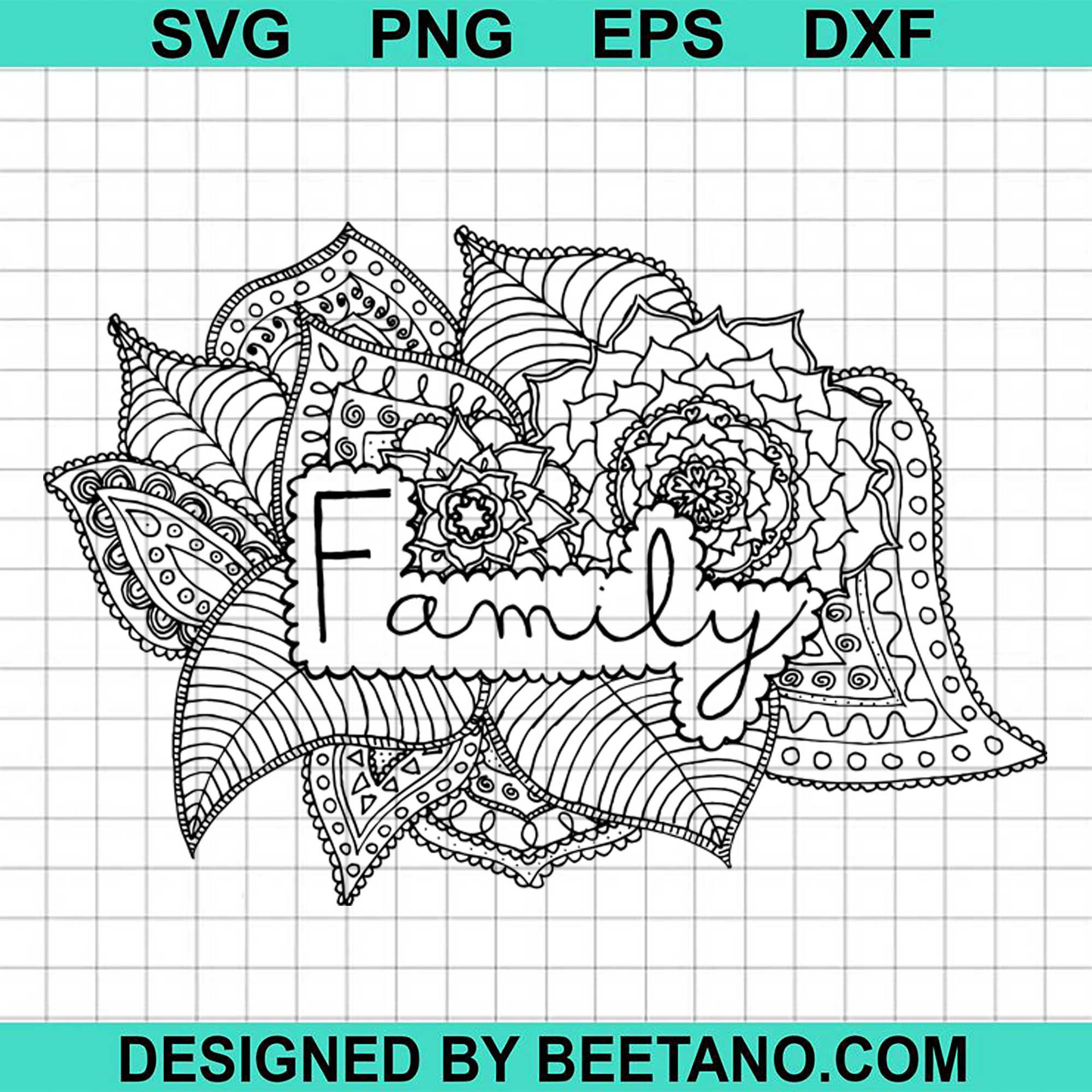 Free Free 199 Family Mandala Svg SVG PNG EPS DXF File