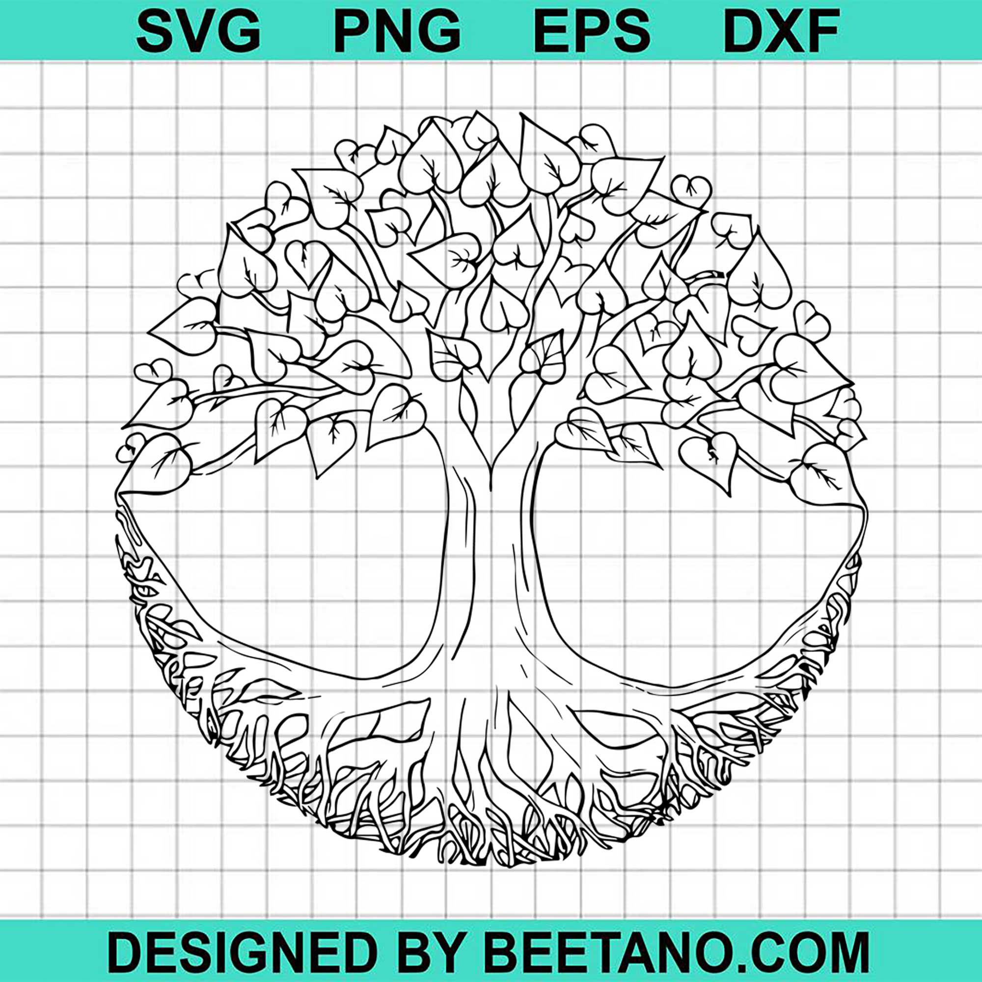 Free Free 88 Tree Mandala Cricut SVG PNG EPS DXF File
