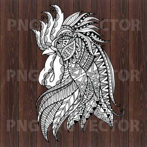Download Mandala Rooster Head Svg Mandal Rooster Cutting Files For Cricut Svg Beetanosvg Scalable Vector Graphics