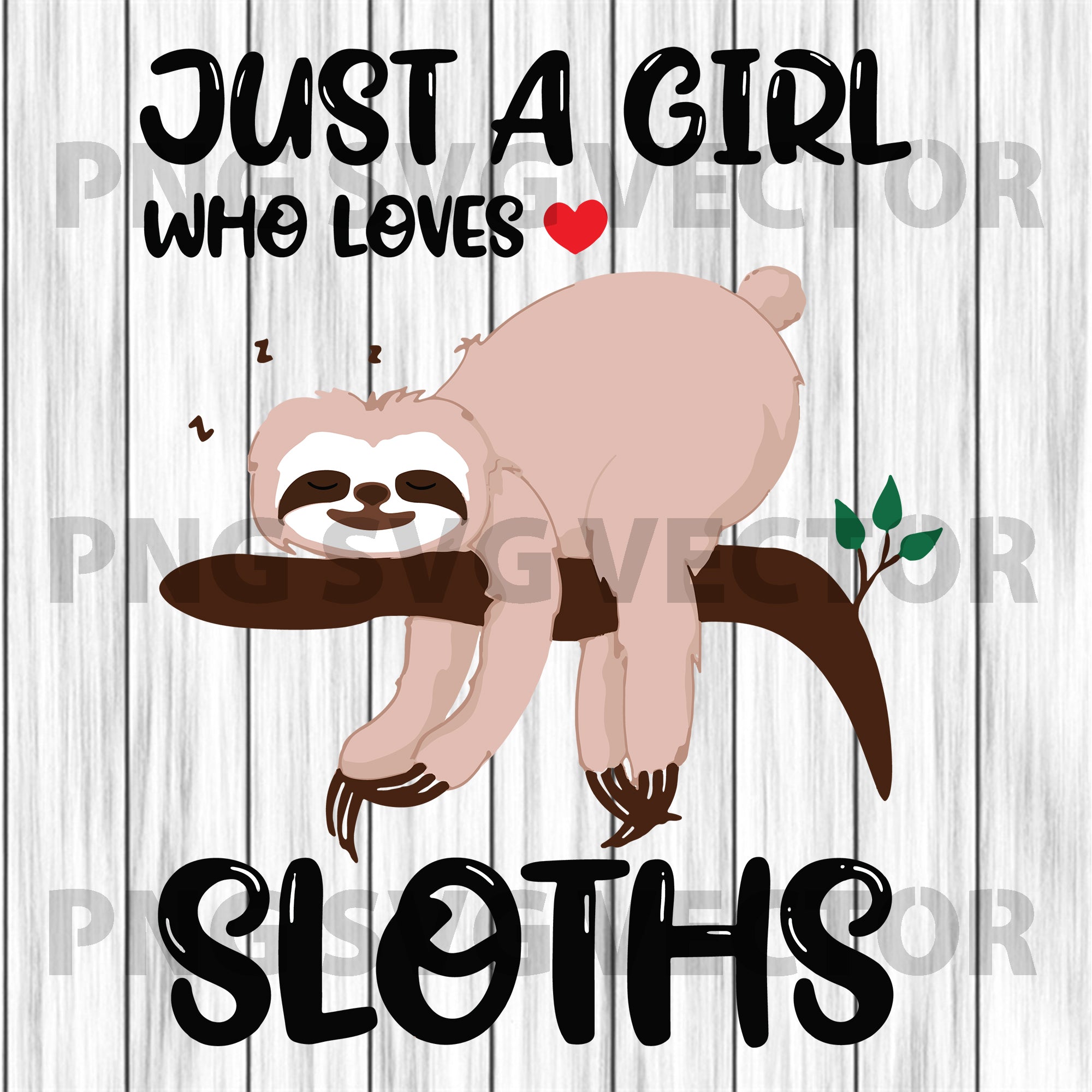 Download Just A Girl Who Loves Sloths Svg Sloth Svg Sloth Clipart Sloth Quot