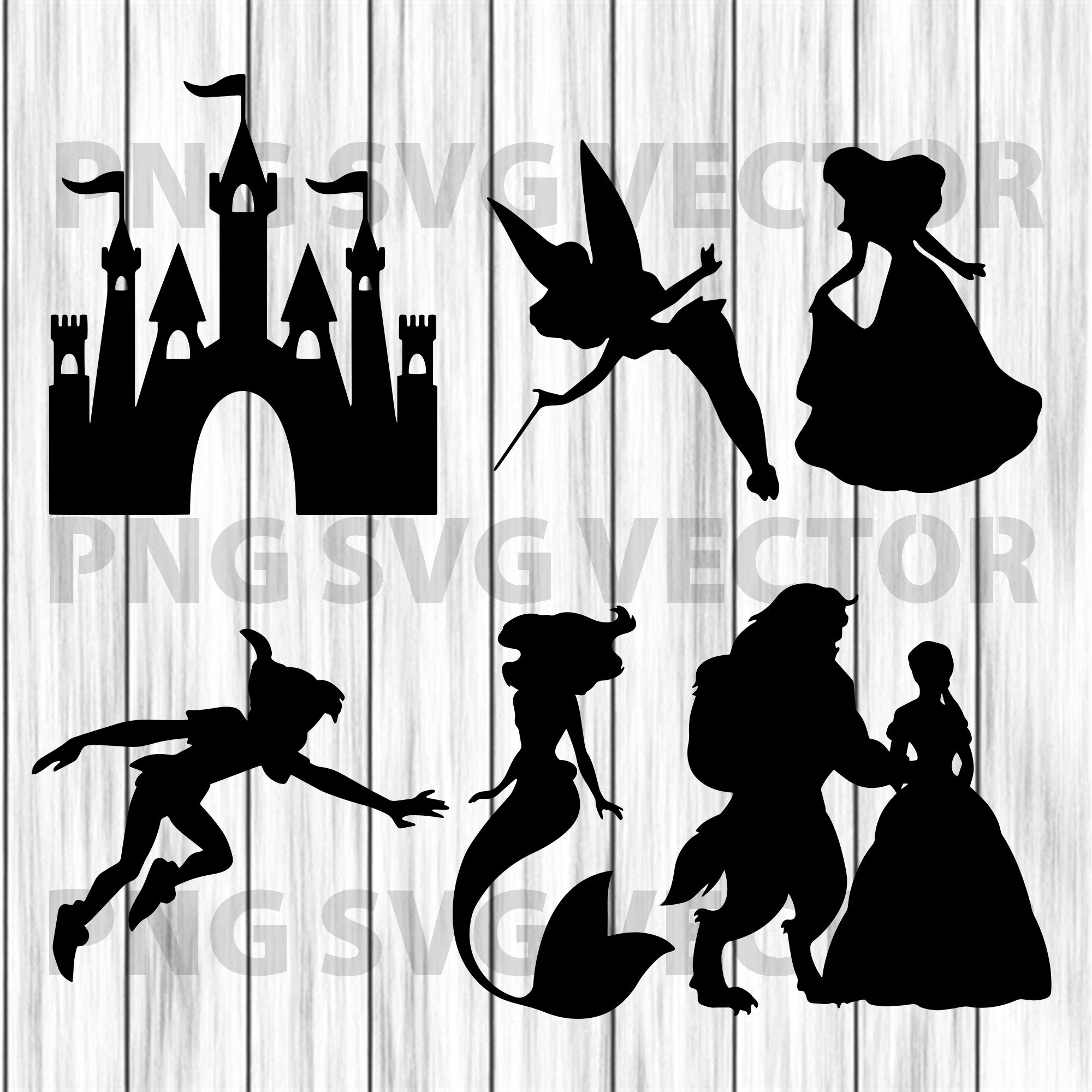 Beauty And The Beast Silhouette High Quality Svg Cut Files Best For Unique Craft Beetanosvg Scalable Vector Graphics