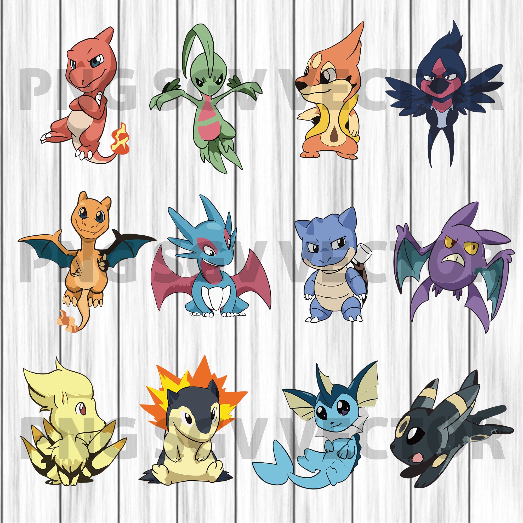 Download Pokemon Character Svg Pokemon Files For Cricut Svg Dxf Eps Png In