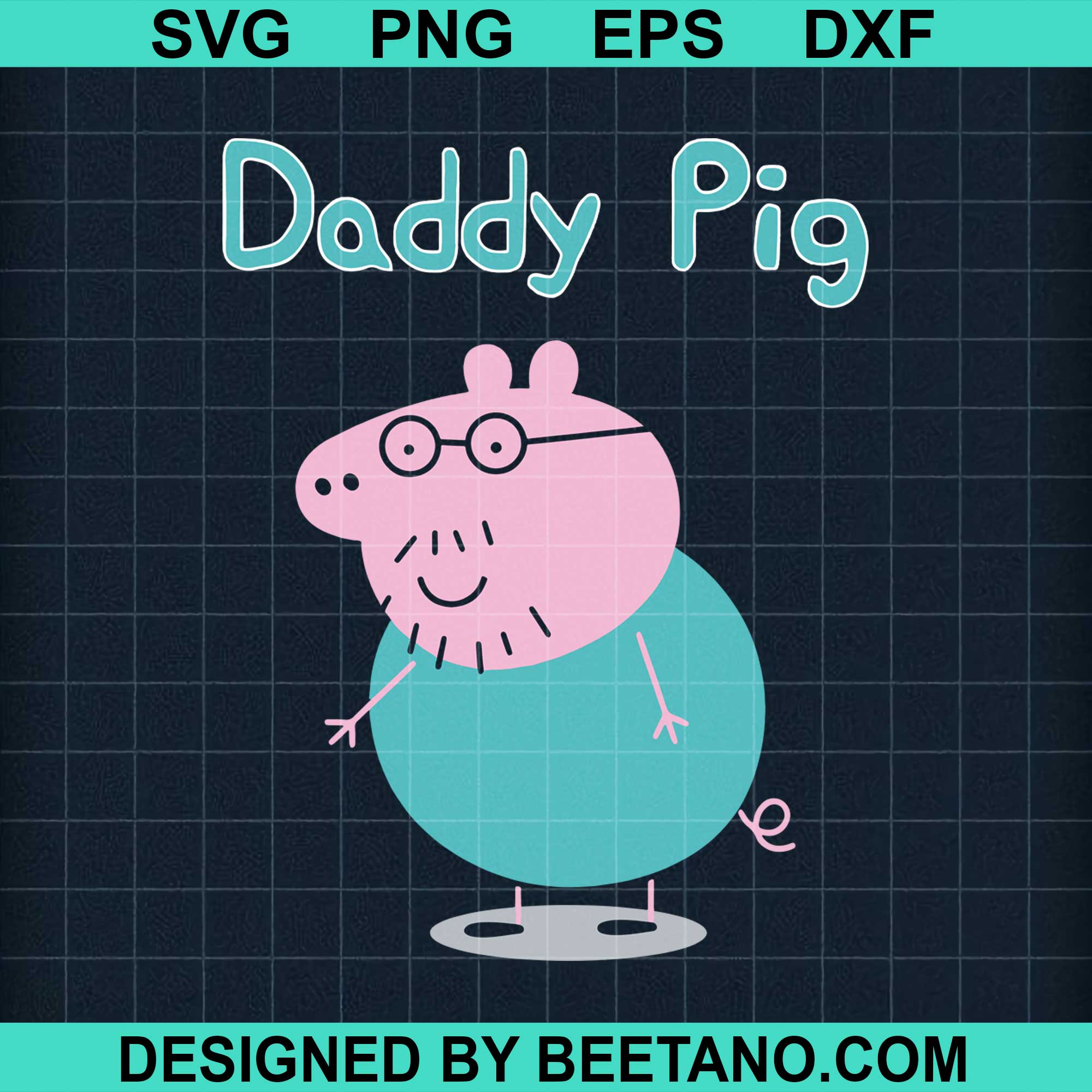Download Peppa Pig Daddy Pig Svg Cut File For Cricut Silhouette Machine Make Cr Beetanosvg Scalable Vector Graphics