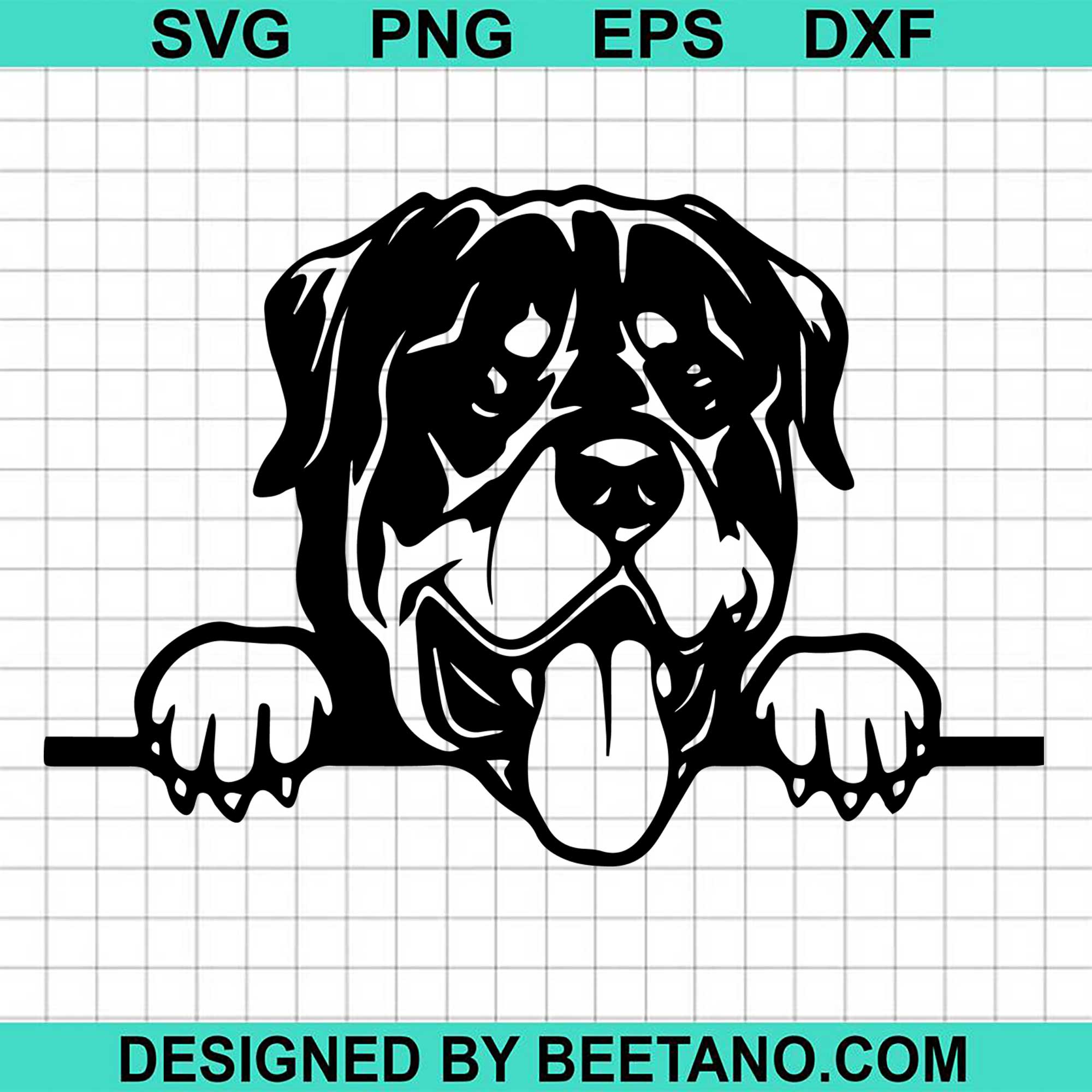 Download Rottweiler Dog Svg Cut File For Cricut Silhouette Machine Make Craft H
