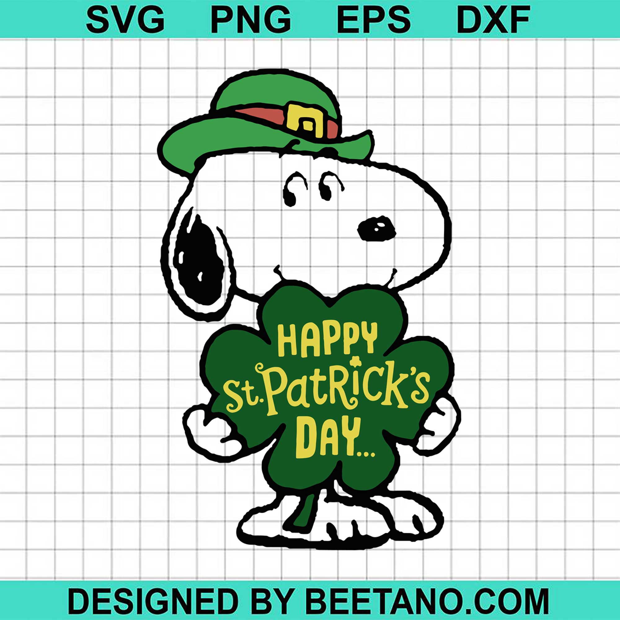 Download Snoopy Hug Irish Happy St Patricks Day Svg Cut File For Cricut Silhoue Beetanosvg Scalable Vector Graphics