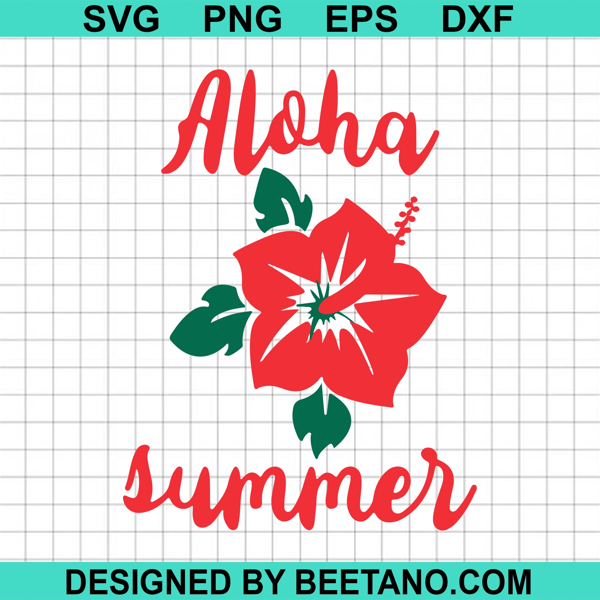 Aloha Summer Svg Files For Cricut T Shirt Craft And Handmade Products Beetanosvg Scalable Vector Graphics